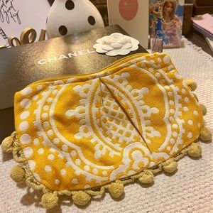 Anthropologie Cute & Yellow Pouch